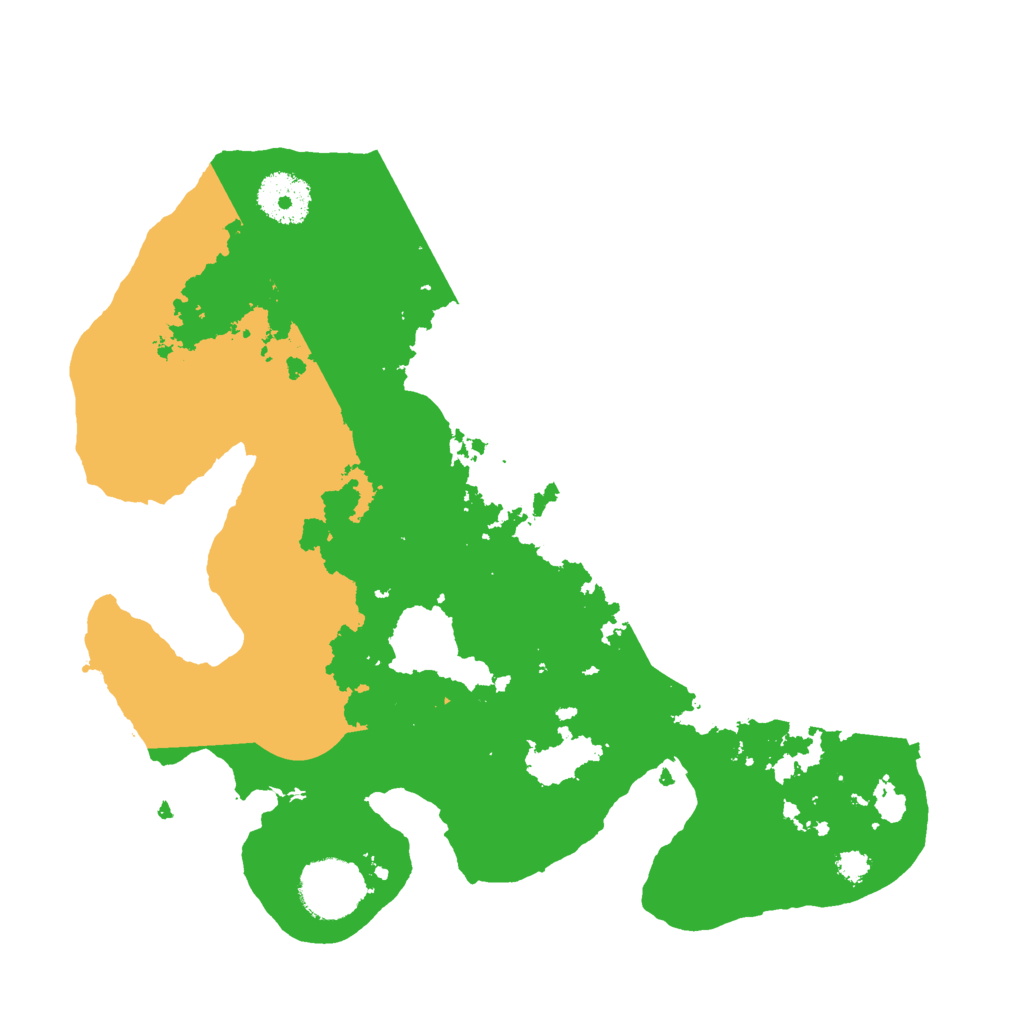 Biome Rust Map: Procedural Map, Size: 3000, Seed: 504546253