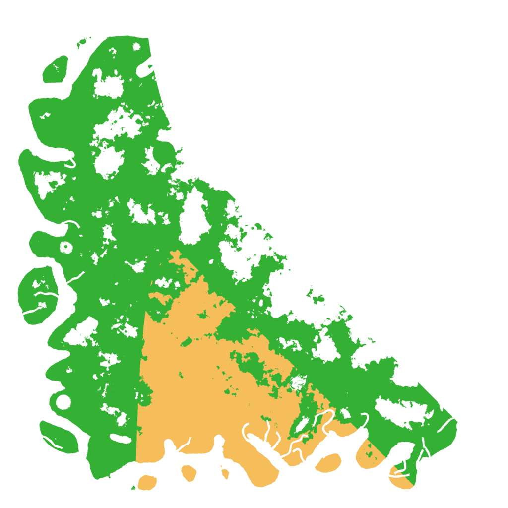 Biome Rust Map: Procedural Map, Size: 6000, Seed: 600562231