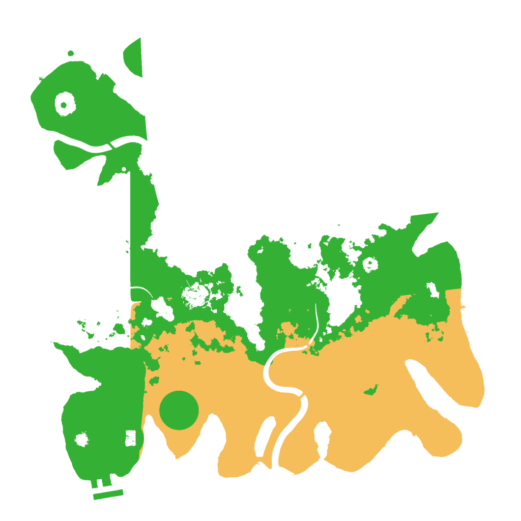 Biome Rust Map: Procedural Map, Size: 3500, Seed: 705562592