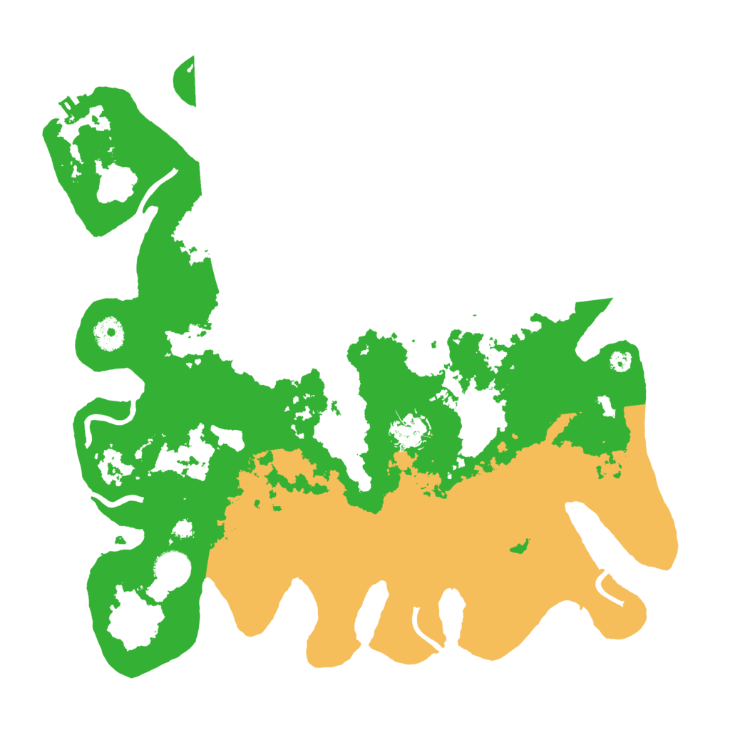 Biome Rust Map: Procedural Map, Size: 3500, Seed: 705562592