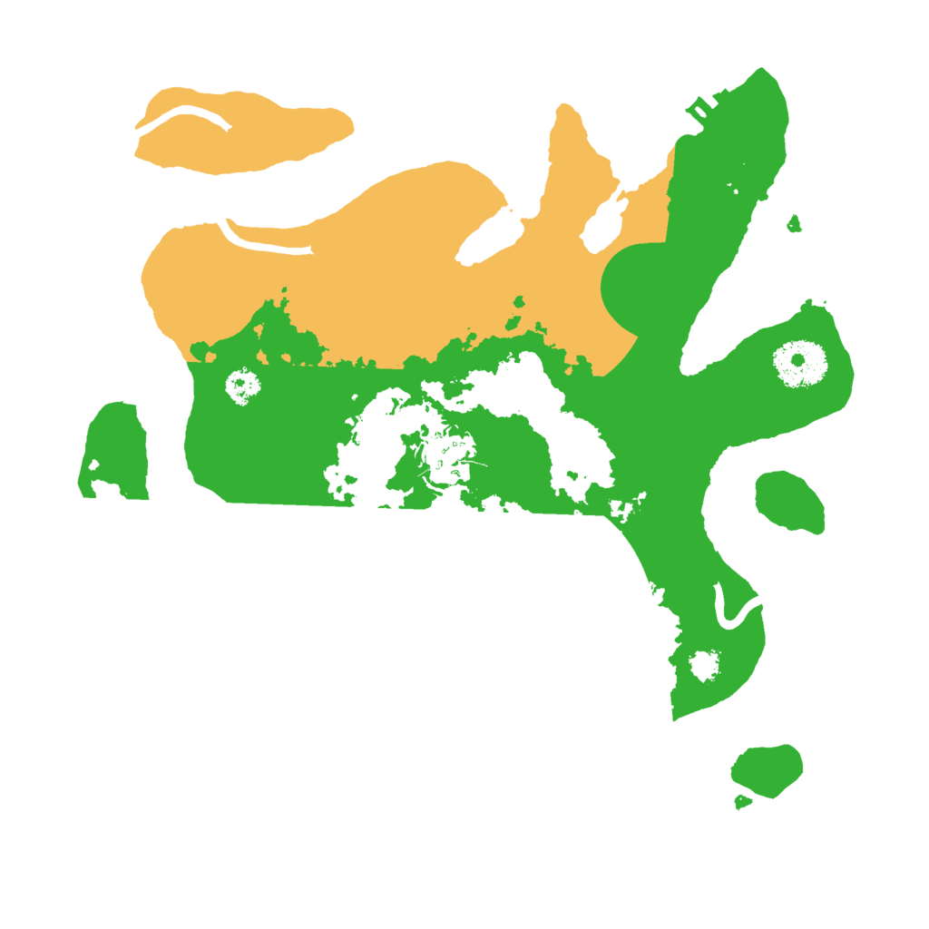 Biome Rust Map: Procedural Map, Size: 2800, Seed: 1983181415