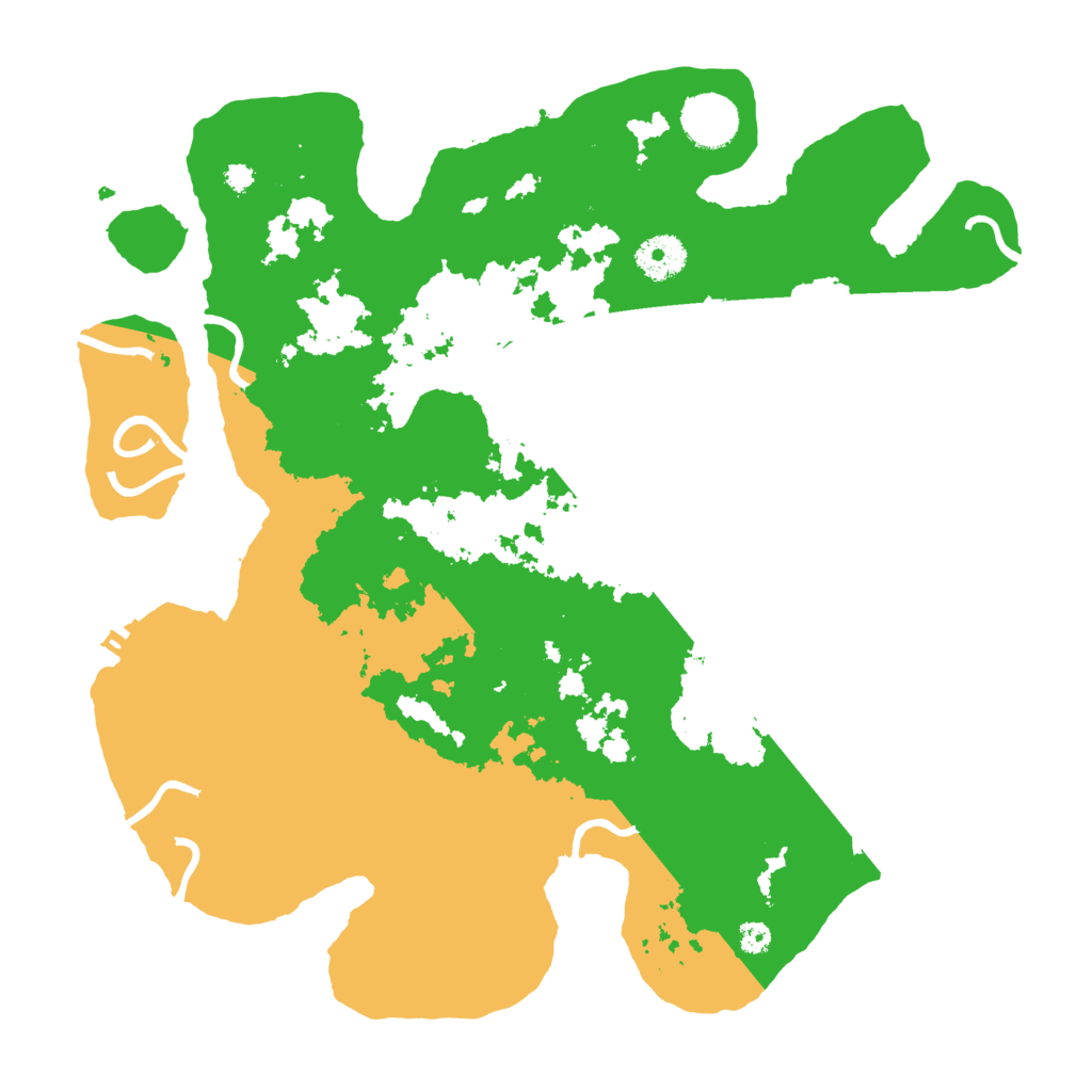 Biome Rust Map: Procedural Map, Size: 3500, Seed: 94640622