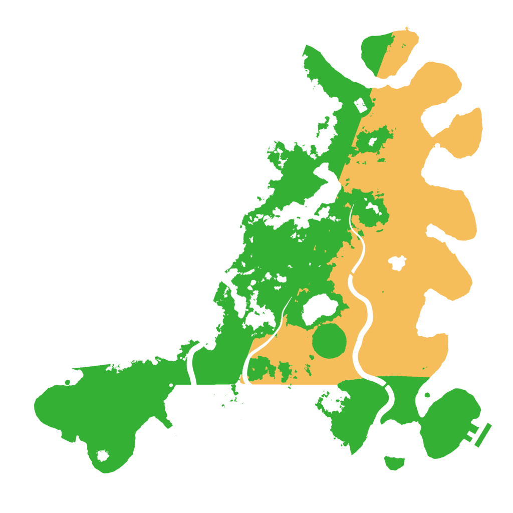 Biome Rust Map: Procedural Map, Size: 4000, Seed: 1024884107