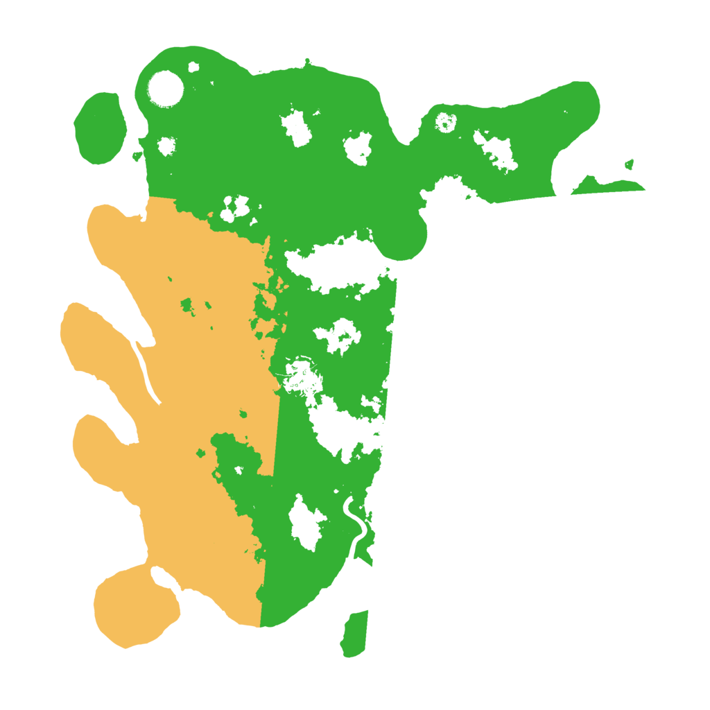 Biome Rust Map: Procedural Map, Size: 3500, Seed: 137058435