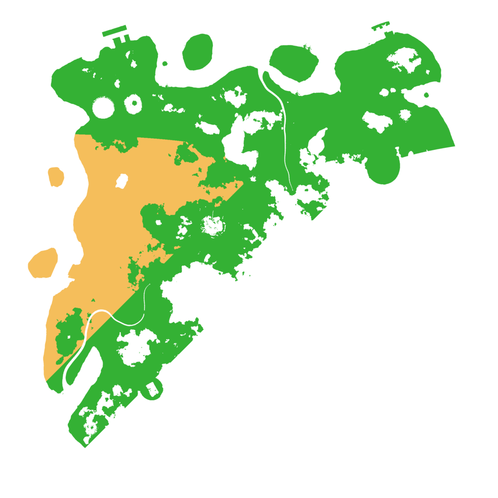 Biome Rust Map: Procedural Map, Size: 4050, Seed: 256304777