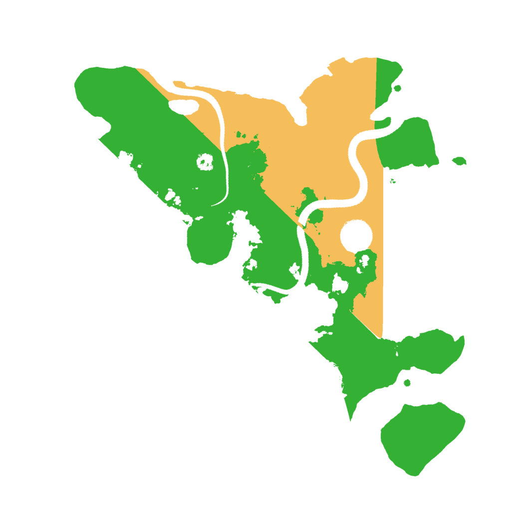 Biome Rust Map: Procedural Map, Size: 3000, Seed: 5668479