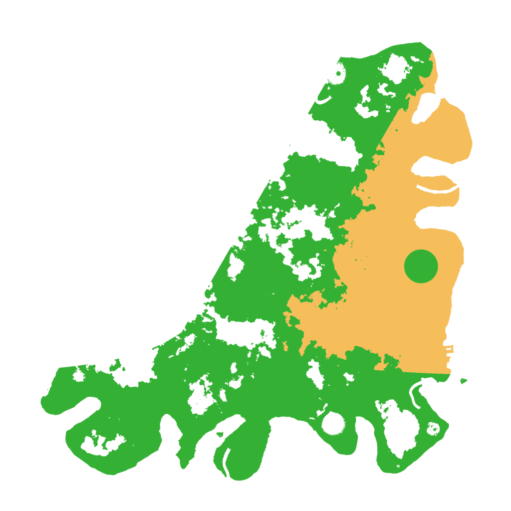 Biome Rust Map: Procedural Map, Size: 4000, Seed: 40609187