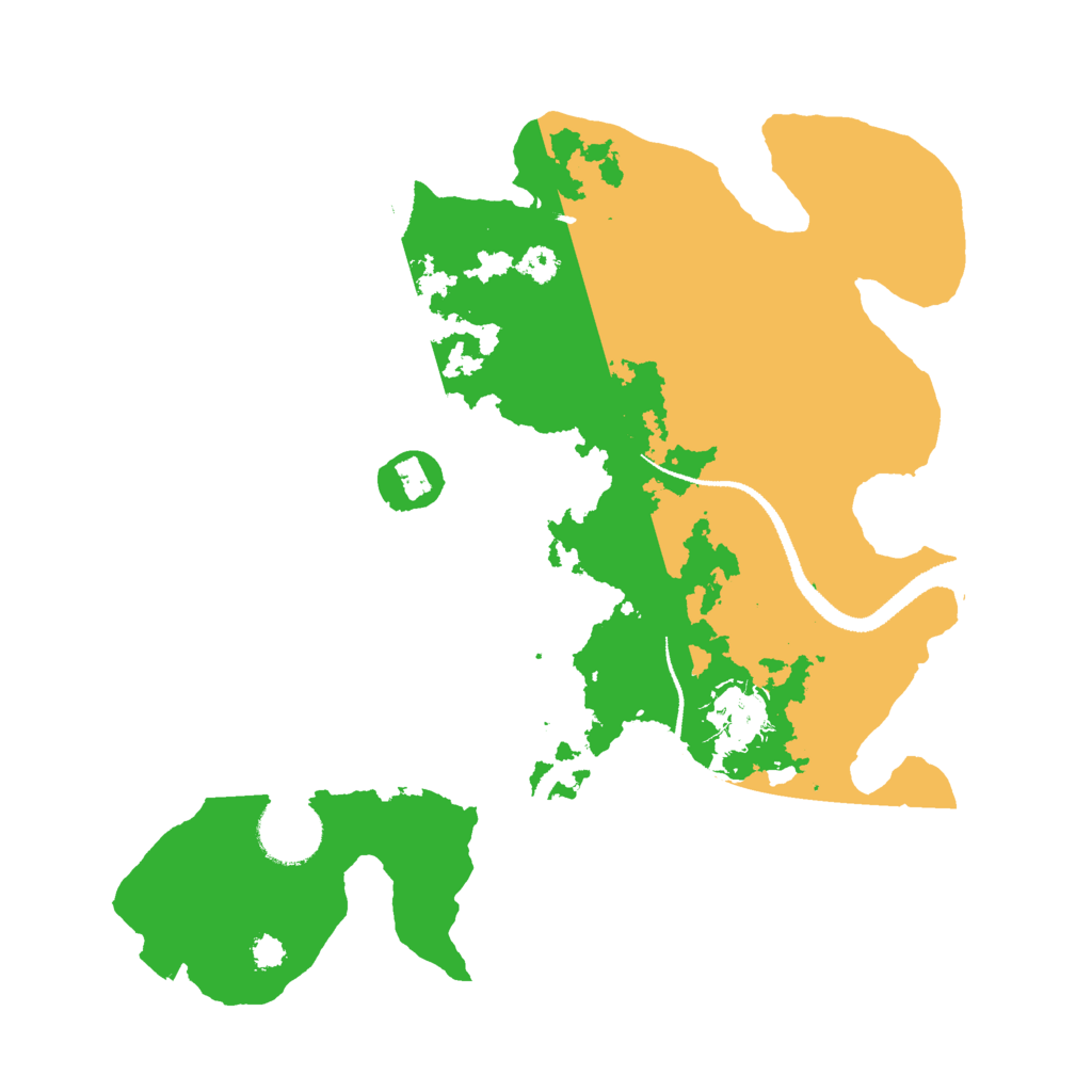 Biome Rust Map: Procedural Map, Size: 3000, Seed: 512794538