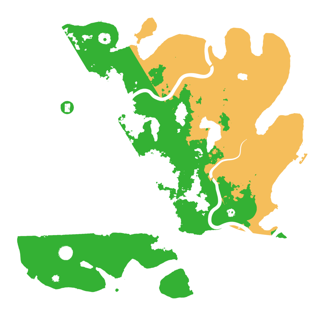 Biome Rust Map: Procedural Map, Size: 4000, Seed: 1140777656