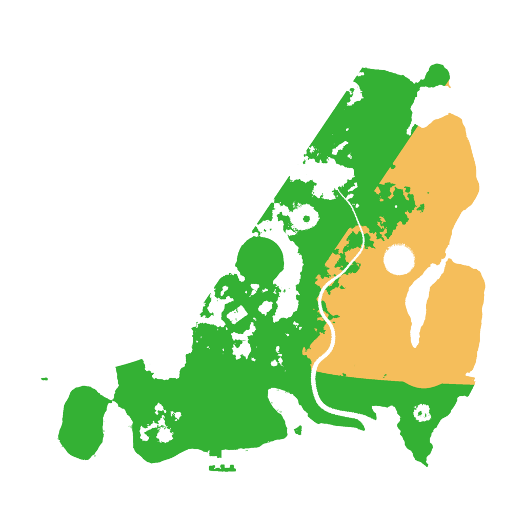 Biome Rust Map: Procedural Map, Size: 3000, Seed: 710852581