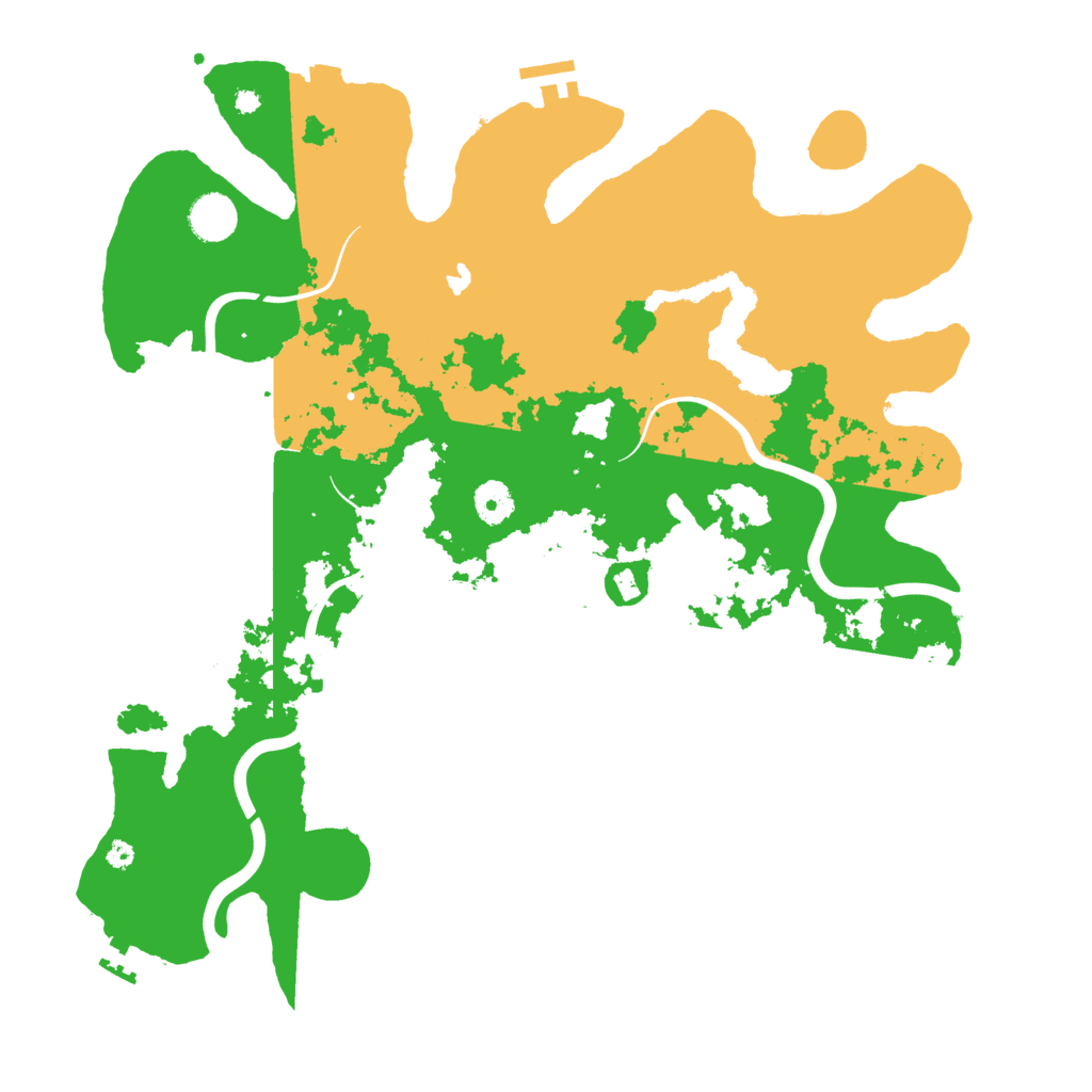 Biome Rust Map: Procedural Map, Size: 4000, Seed: 3051