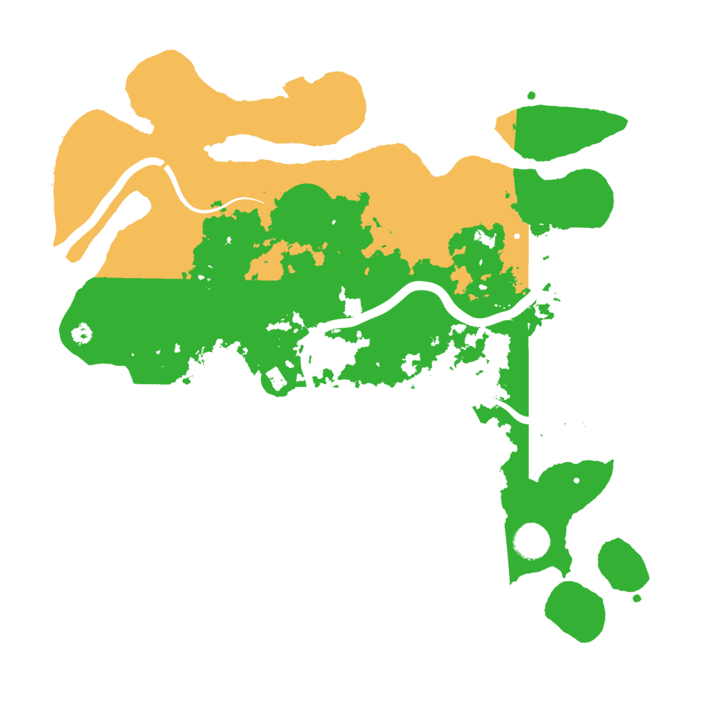 Biome Rust Map: Procedural Map, Size: 3500, Seed: 679809967