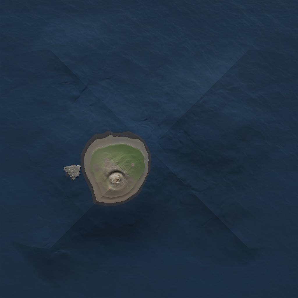 Rust Map: Procedural Map, Size: 1000, Seed: 2101349114, 3 Monuments