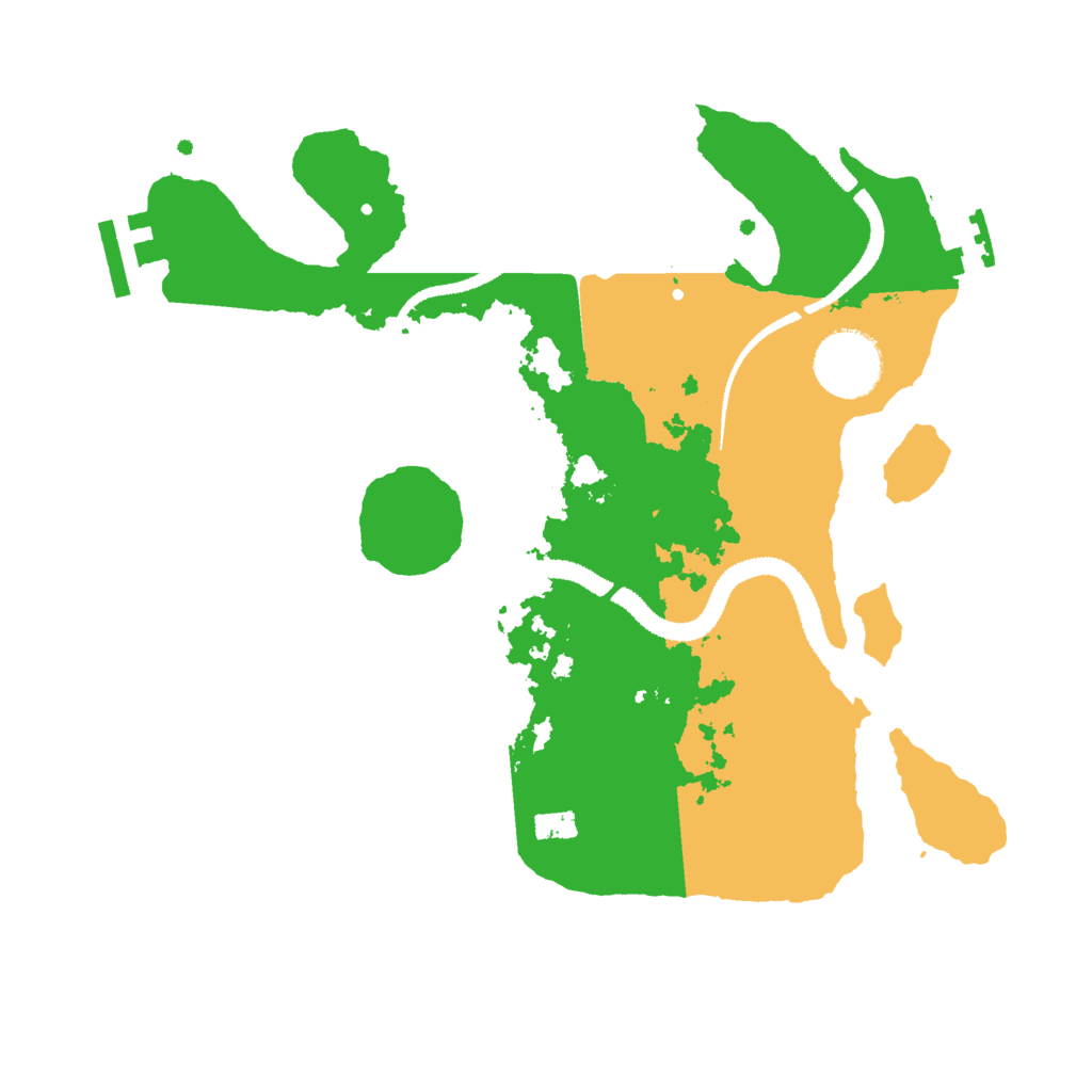 Biome Rust Map: Procedural Map, Size: 2850, Seed: 27453
