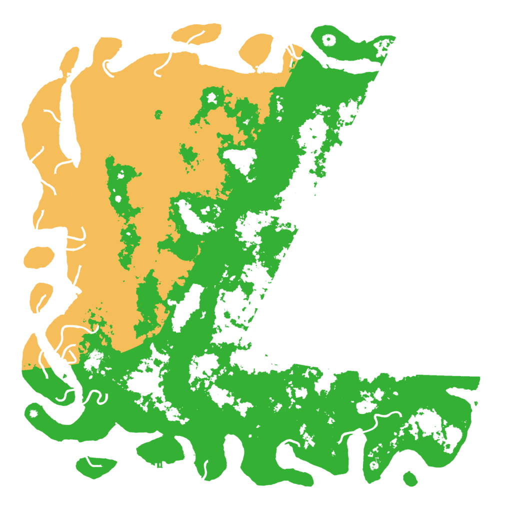 Biome Rust Map: Procedural Map, Size: 6000, Seed: 85093411