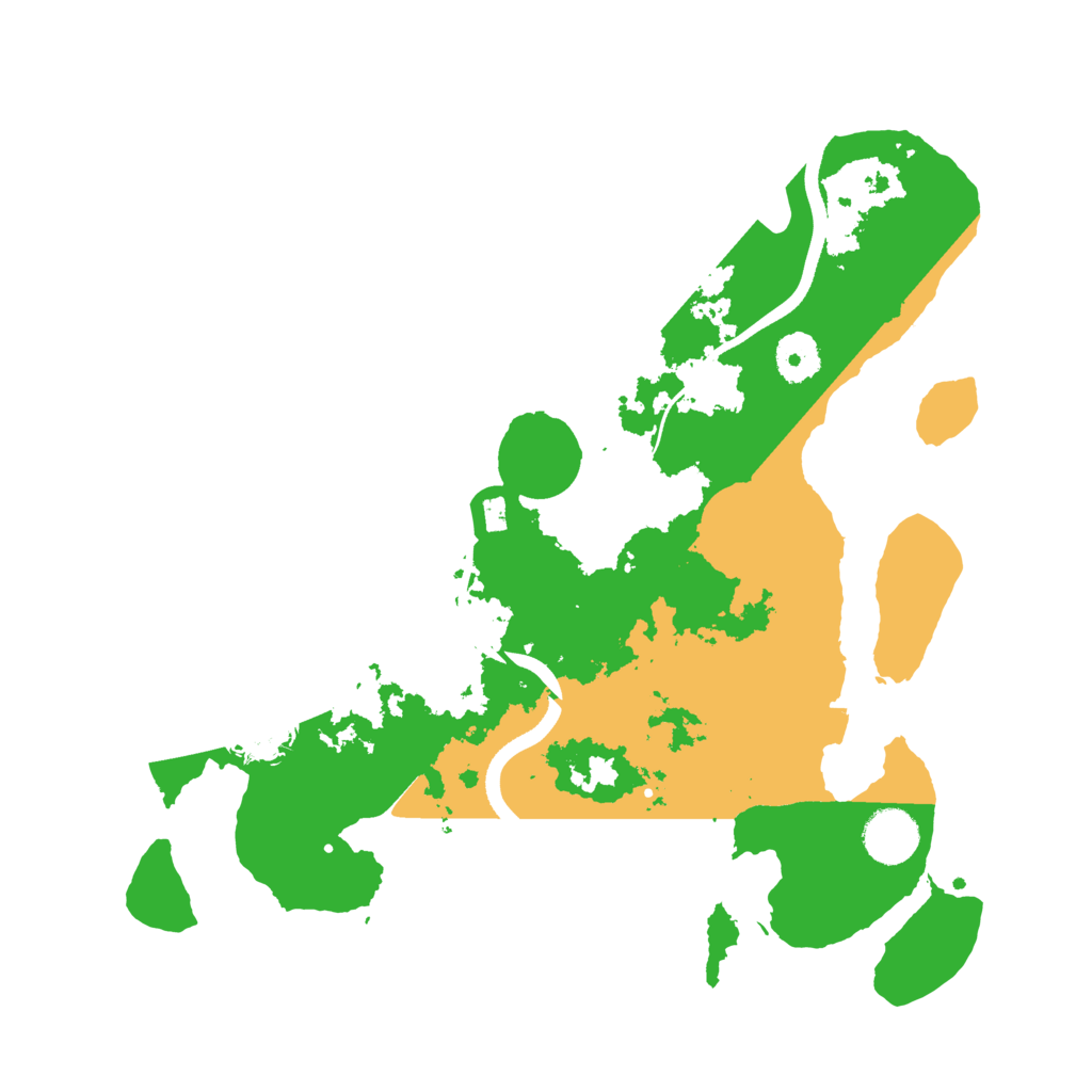 Biome Rust Map: Procedural Map, Size: 3500, Seed: 1490505611