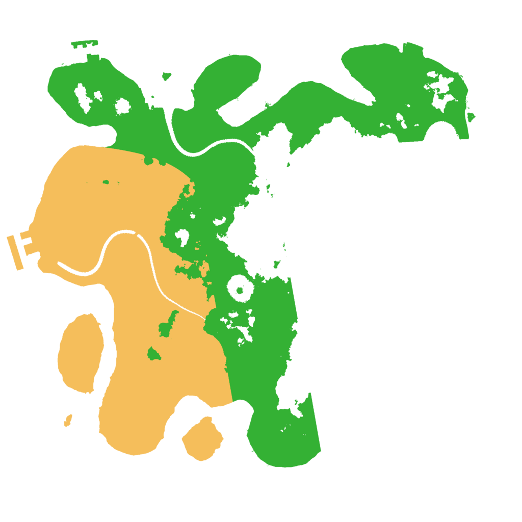 Biome Rust Map: Procedural Map, Size: 3000, Seed: 1447146284