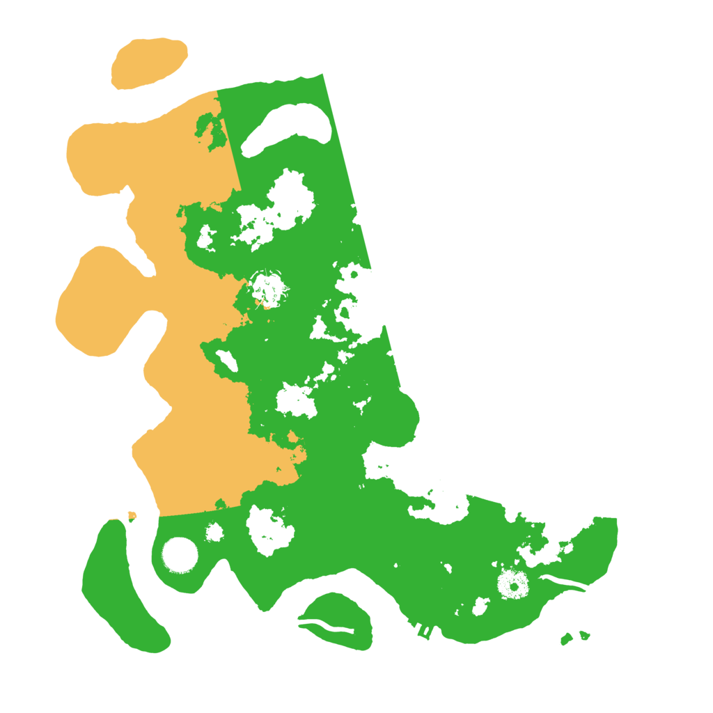 Biome Rust Map: Procedural Map, Size: 3500, Seed: 291567321