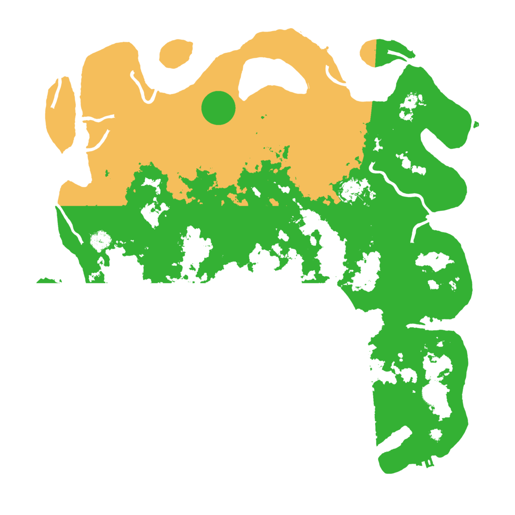 Biome Rust Map: Procedural Map, Size: 4000, Seed: 45823652
