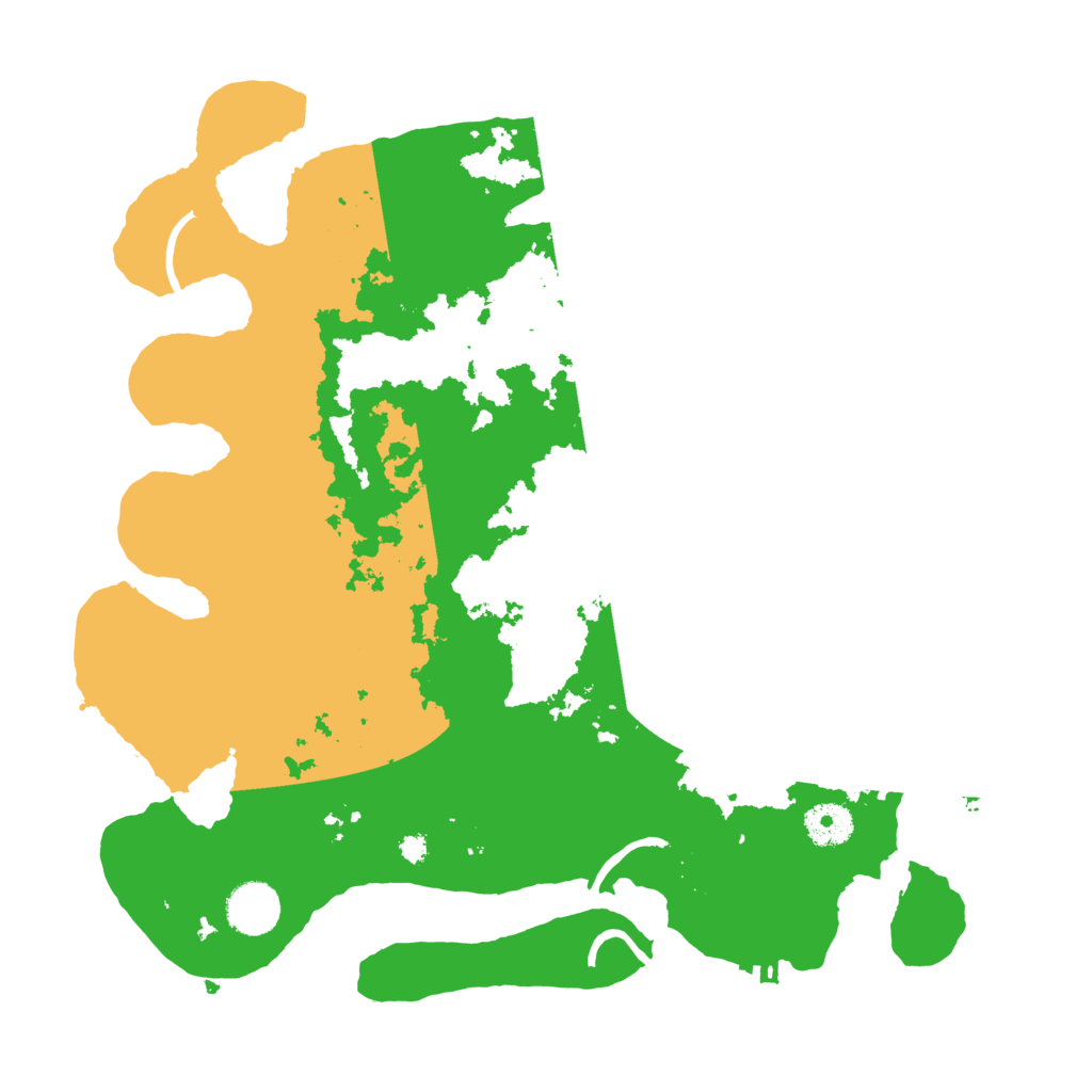 Biome Rust Map: Procedural Map, Size: 3600, Seed: 605