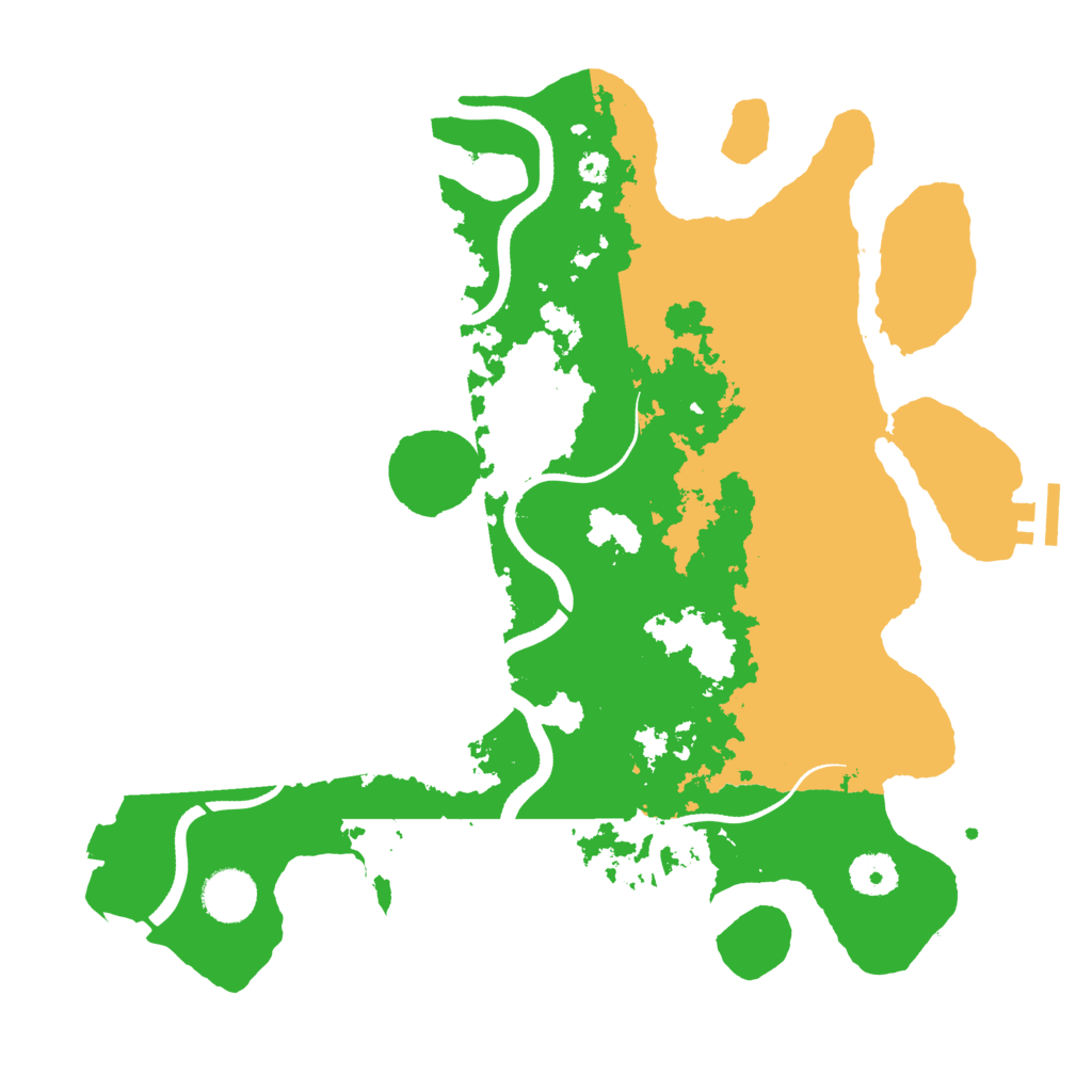 Biome Rust Map: Procedural Map, Size: 3550, Seed: 907552
