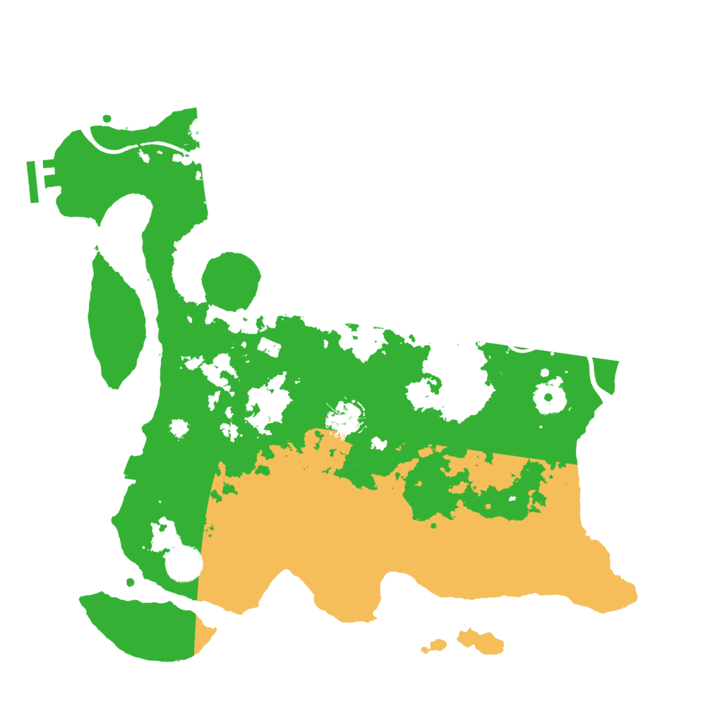 Biome Rust Map: Procedural Map, Size: 3500, Seed: 1090912565