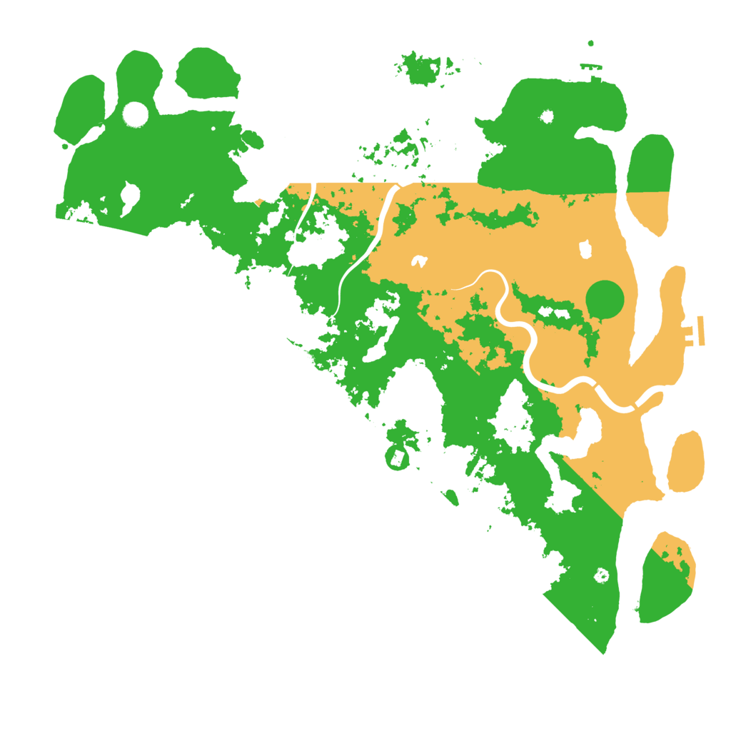 Biome Rust Map: Procedural Map, Size: 5000, Seed: 1693955529