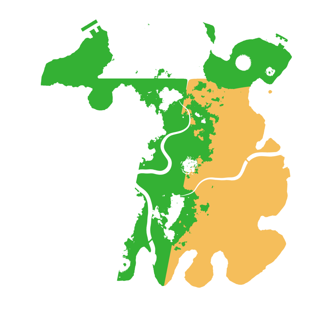 Biome Rust Map: Procedural Map, Size: 3550, Seed: 633171