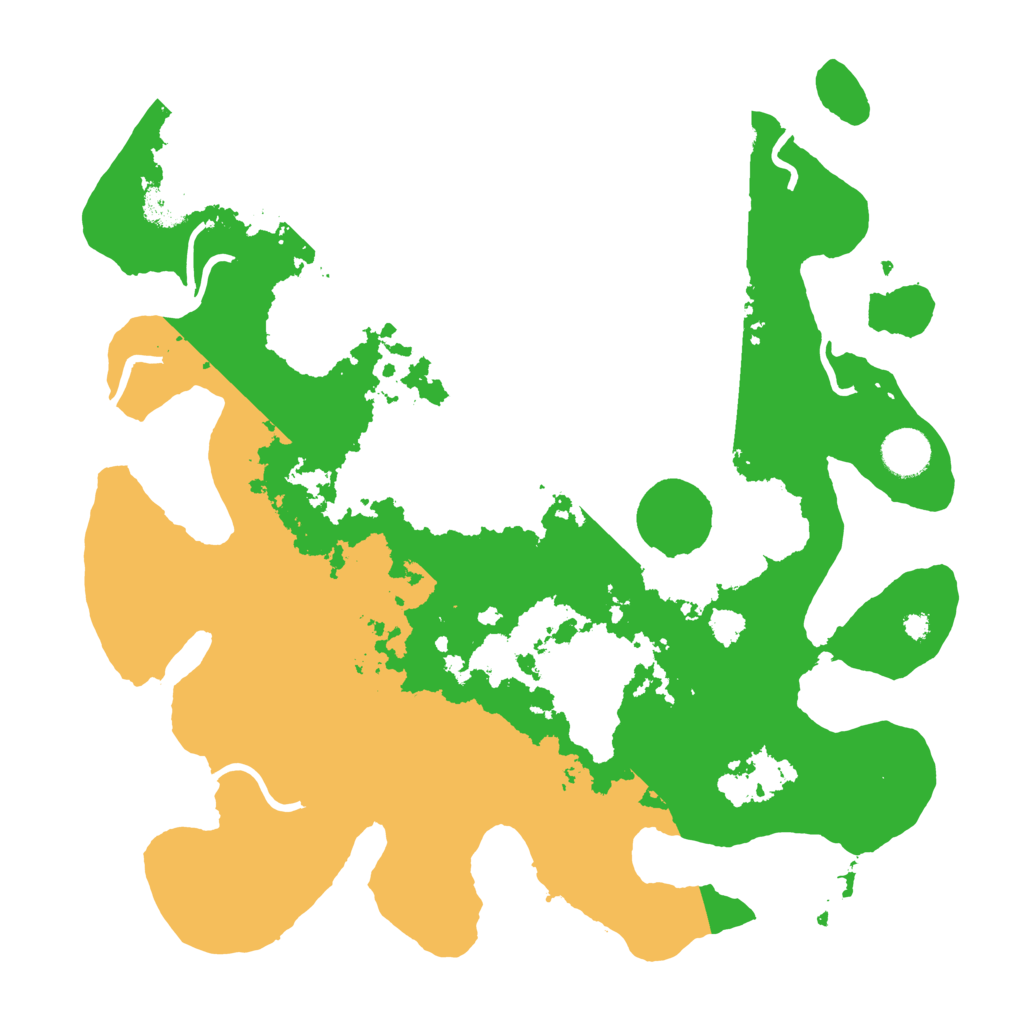 Biome Rust Map: Procedural Map, Size: 3700, Seed: 71181751