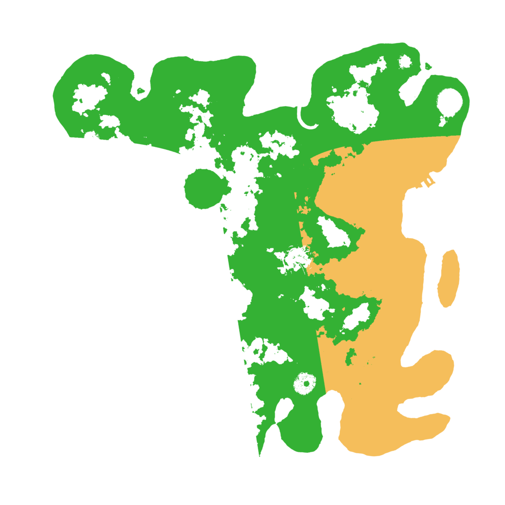 Biome Rust Map: Procedural Map, Size: 3500, Seed: 8531