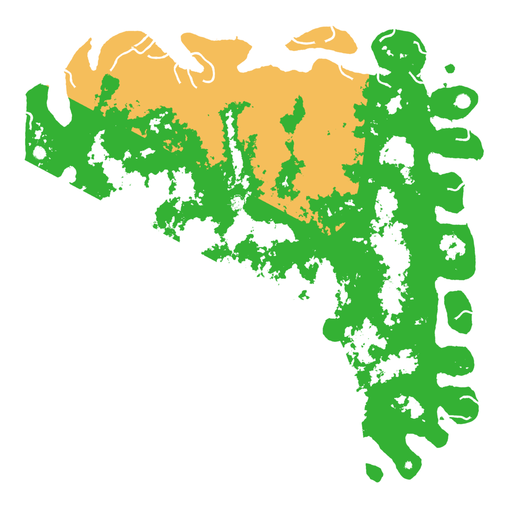 Biome Rust Map: Procedural Map, Size: 6000, Seed: 1520