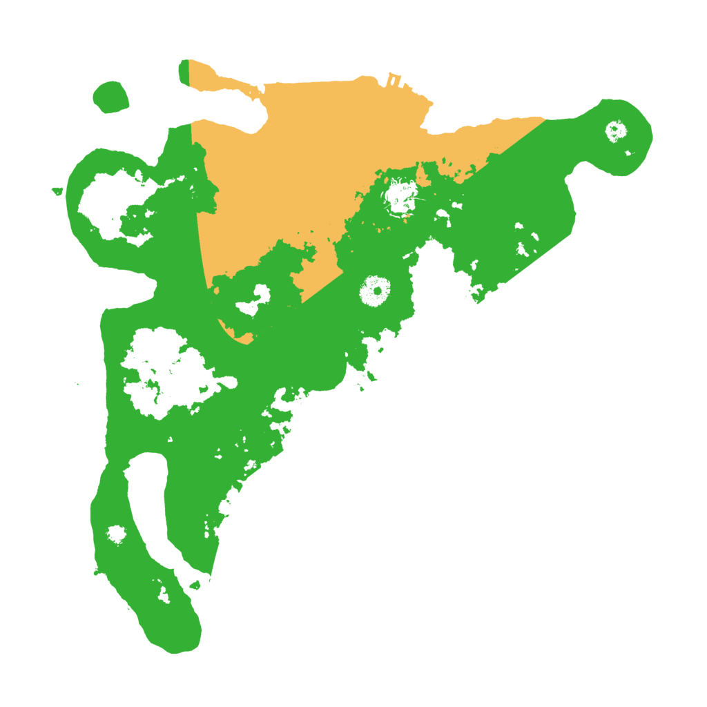 Biome Rust Map: Procedural Map, Size: 3500, Seed: 164569474