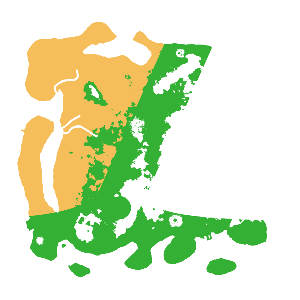 Biome Rust Map: Procedural Map, Size: 3500, Seed: 2746039
