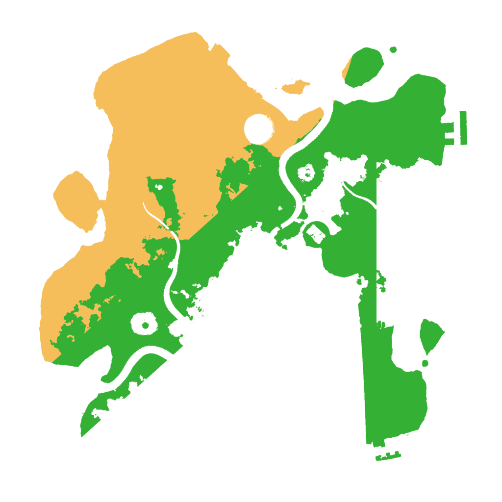Biome Rust Map: Procedural Map, Size: 3000, Seed: 298197589