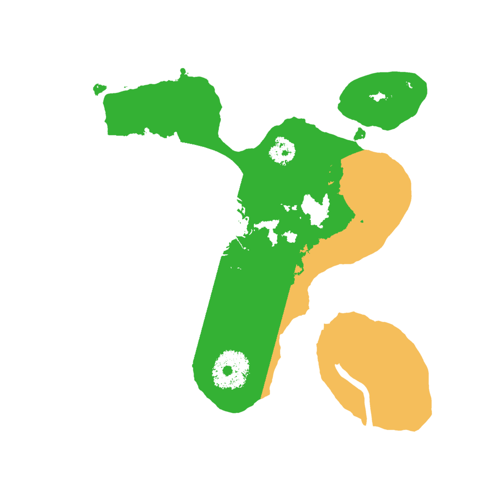 Biome Rust Map: Procedural Map, Size: 2000, Seed: 1231315413