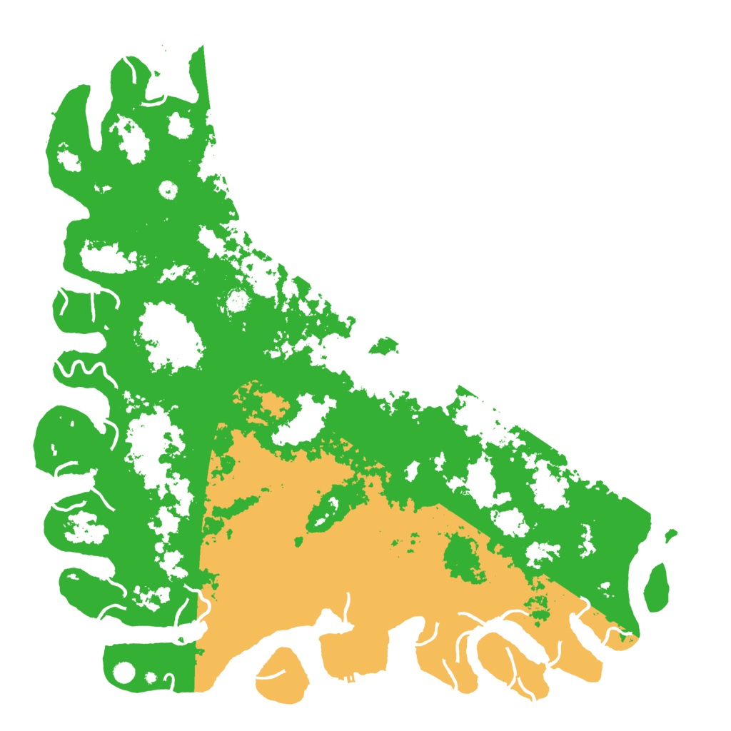 Biome Rust Map: Procedural Map, Size: 6000, Seed: 1231231