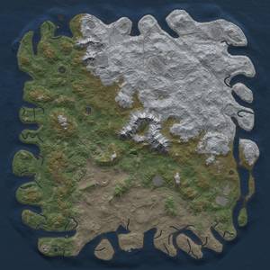 Thumbnail Rust Map: Procedural Map, Size: 6000, Seed: 1231231, 18 Monuments