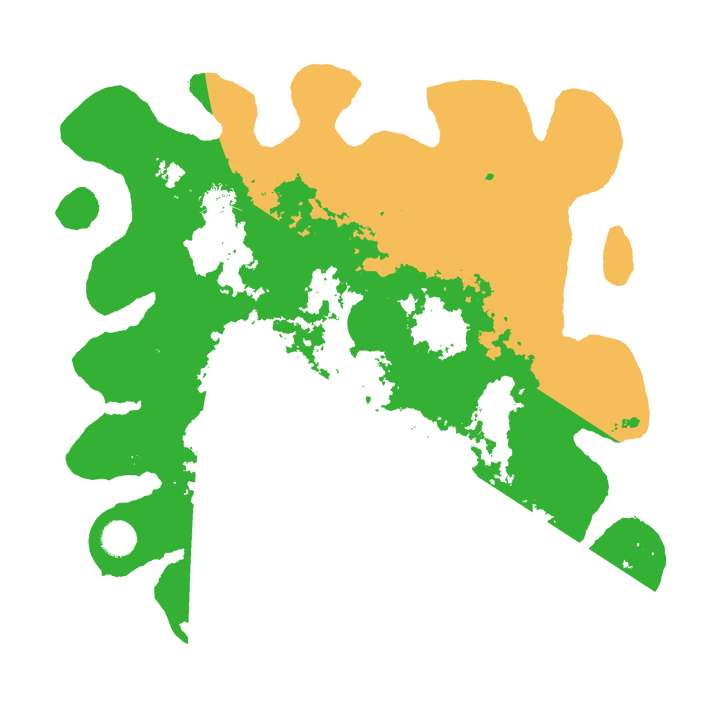 Biome Rust Map: Barren, Size: 3500, Seed: 889270676