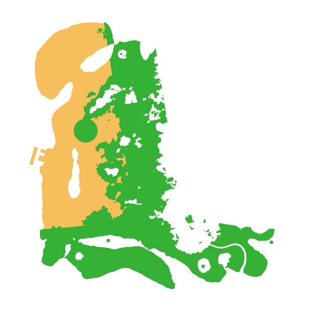 Biome Rust Map: Procedural Map, Size: 3500, Seed: 157804570