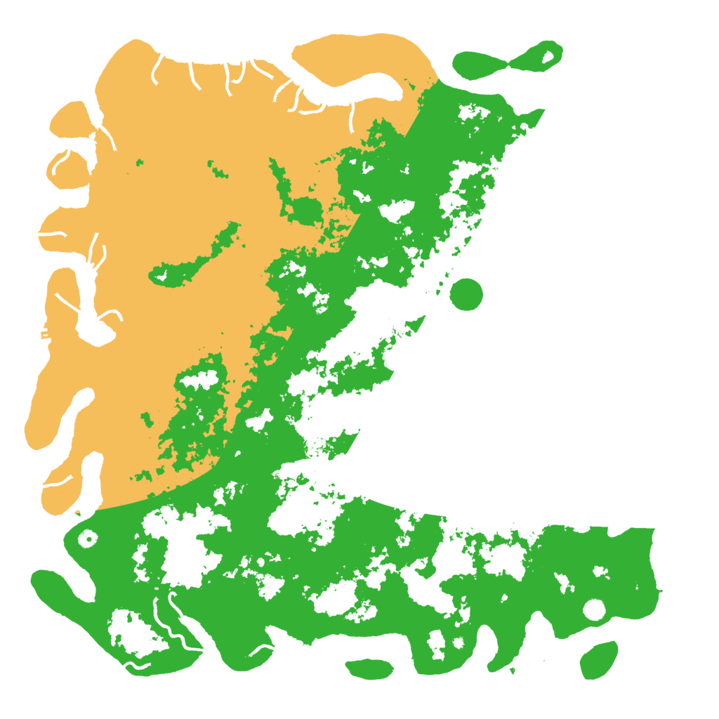 Biome Rust Map: Procedural Map, Size: 5900, Seed: 50500