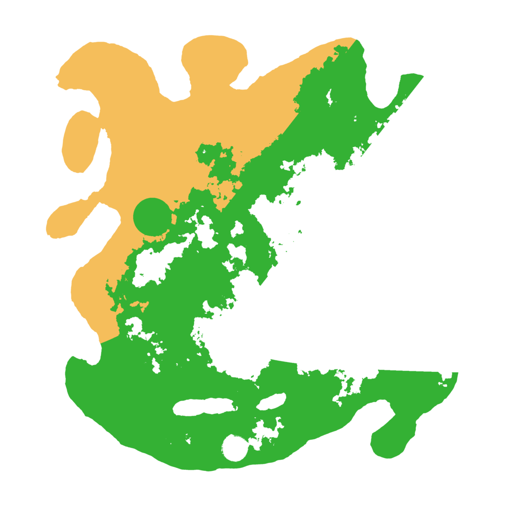 Biome Rust Map: Barren, Size: 3500, Seed: 791047055