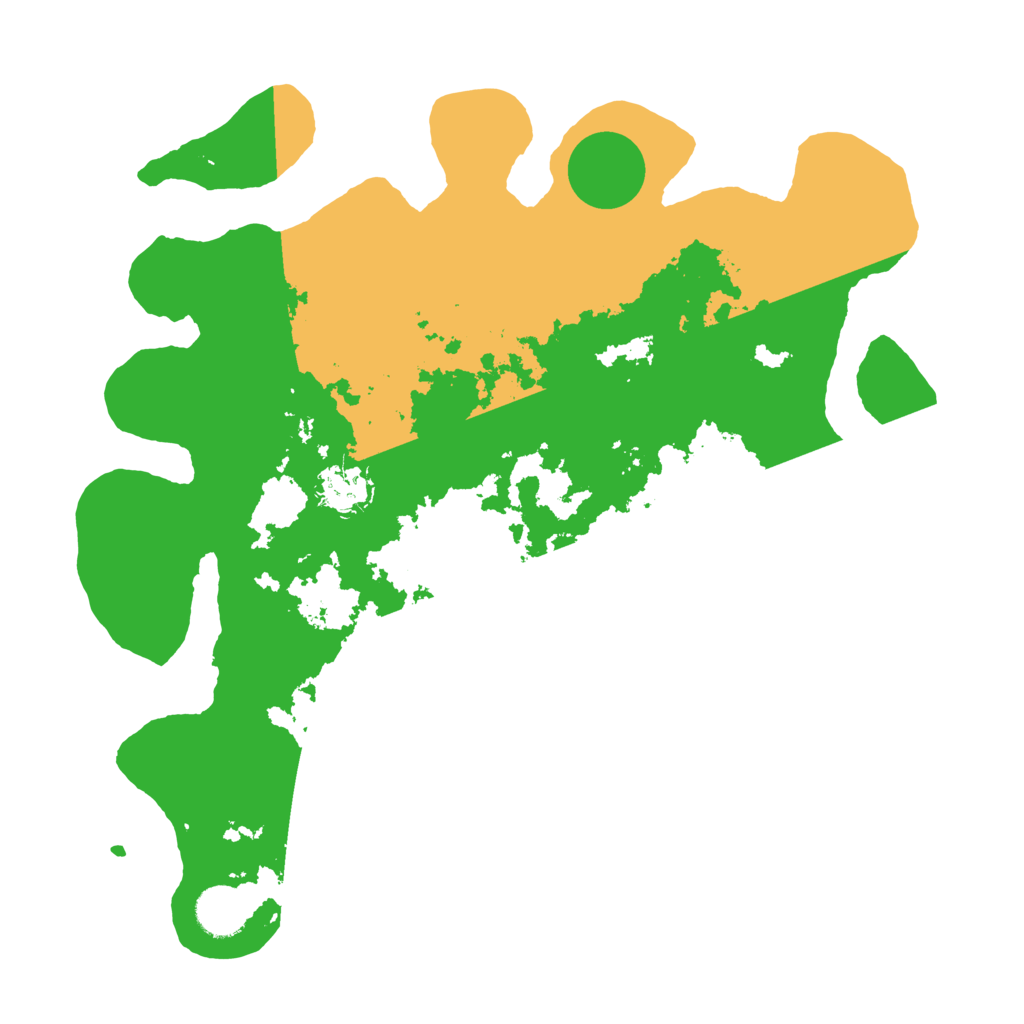 Biome Rust Map: Barren, Size: 3500, Seed: 685401480