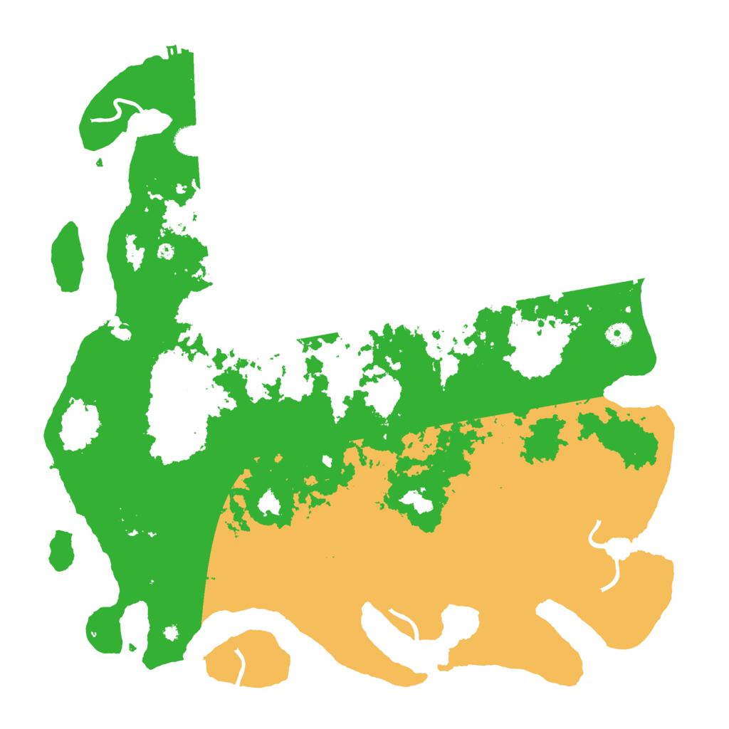 Biome Rust Map: Procedural Map, Size: 4500, Seed: 2031