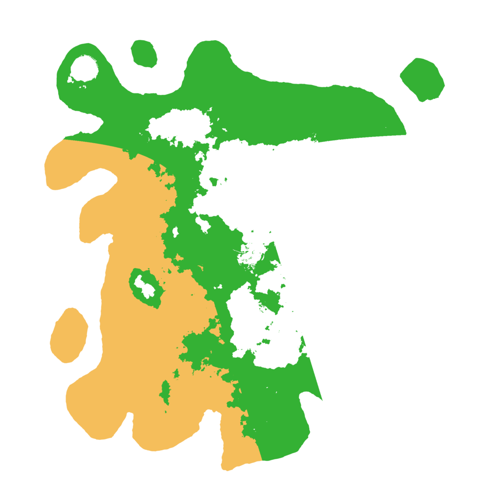 Biome Rust Map: Barren, Size: 3500, Seed: 295976768