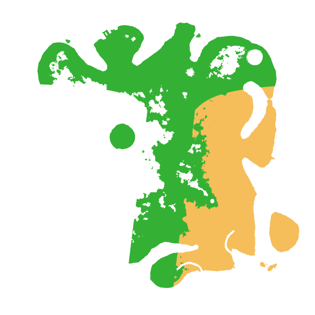 Biome Rust Map: Procedural Map, Size: 3500, Seed: 4395275