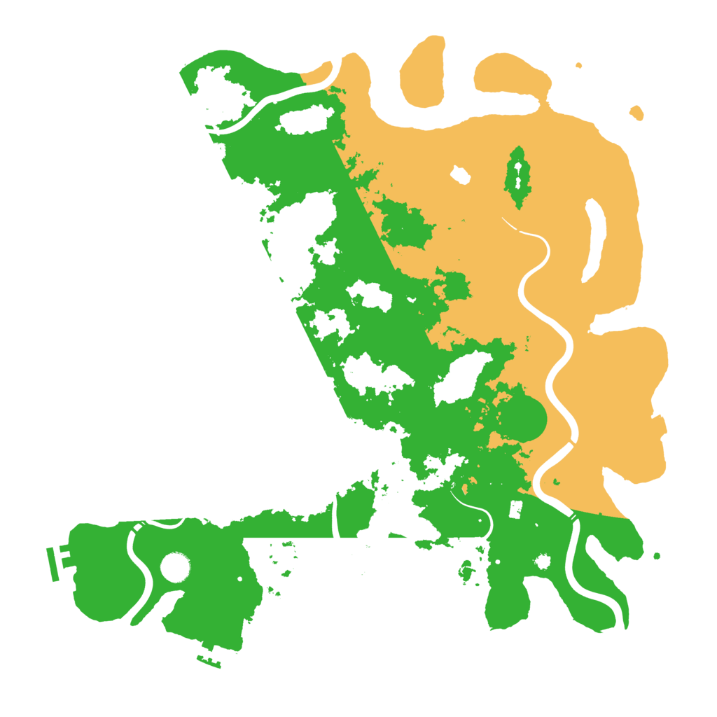 Biome Rust Map: Procedural Map, Size: 4250, Seed: 123237550
