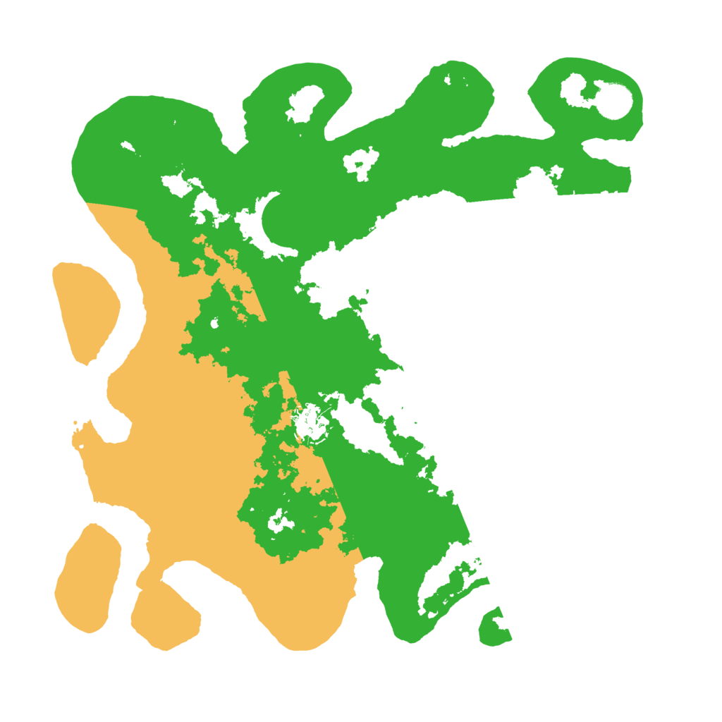 Biome Rust Map: Barren, Size: 3500, Seed: 601062049