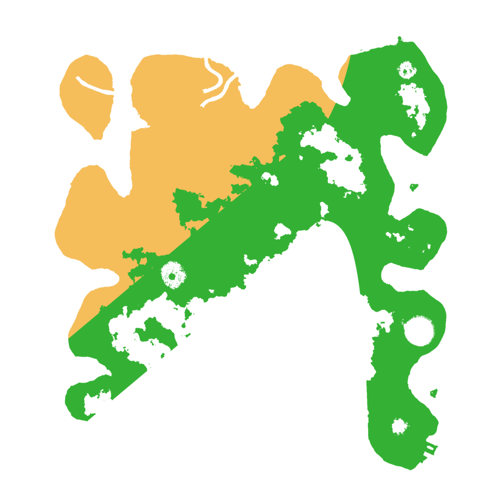 Biome Rust Map: Procedural Map, Size: 3000, Seed: 1192555058