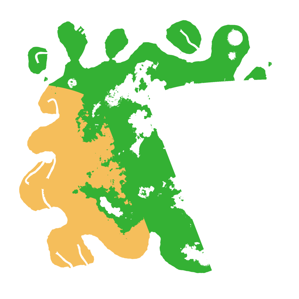 Biome Rust Map: Procedural Map, Size: 3500, Seed: 413726257