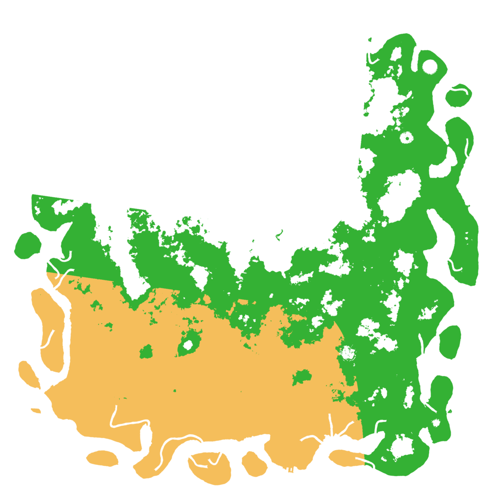Biome Rust Map: Procedural Map, Size: 6000, Seed: 1880488958